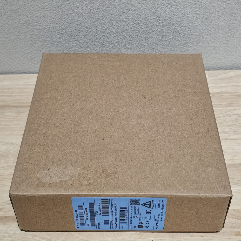 Plantronics VVX 450 Business IP Phone 4.3" Color LCD New Open Box